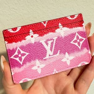 LOUIS VUITTON tie dye card holder